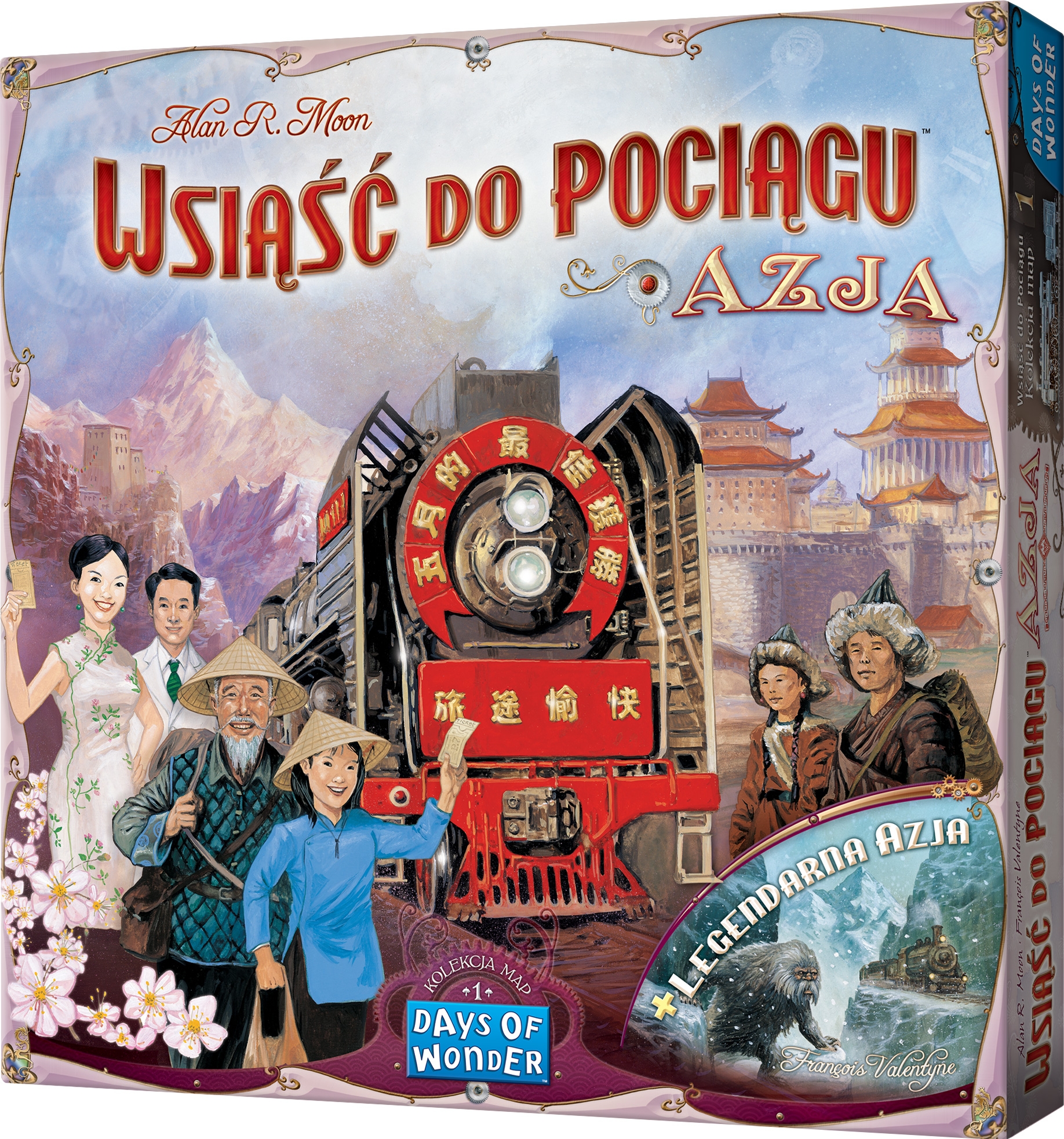 Gra Wsiąść do Pociągu 1 Azja dodatek do gry