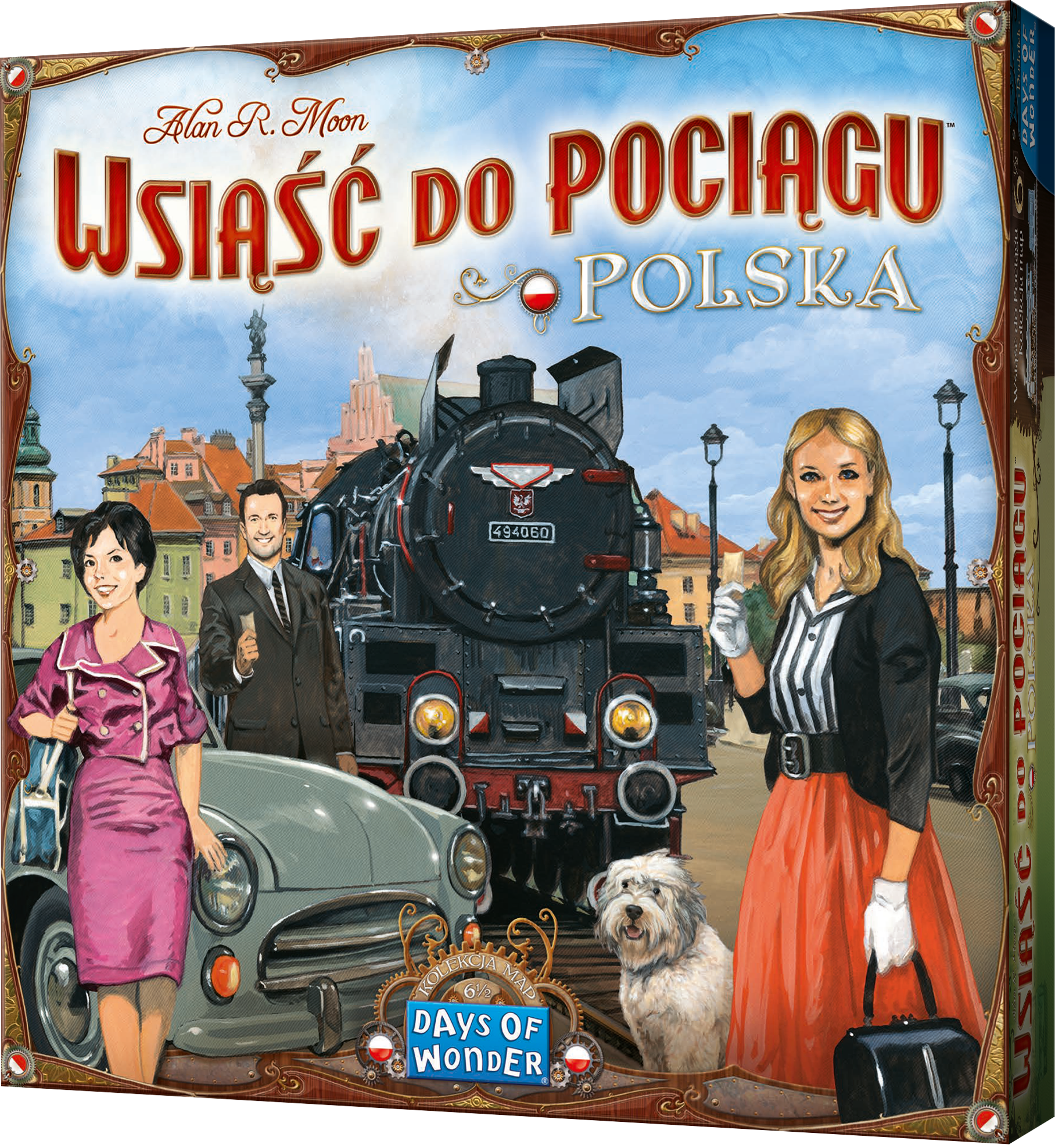 Gra Wsiąść do pociągu Polska kolekcja map 6. 5