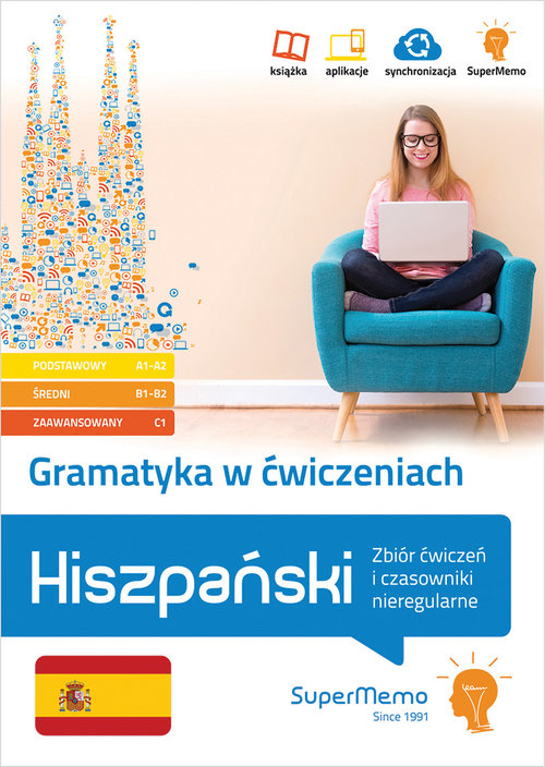 Gramatyka w ćwiczeniach. Hiszpański. Zbiór ćwiczeń i czasowniki nieregularne.