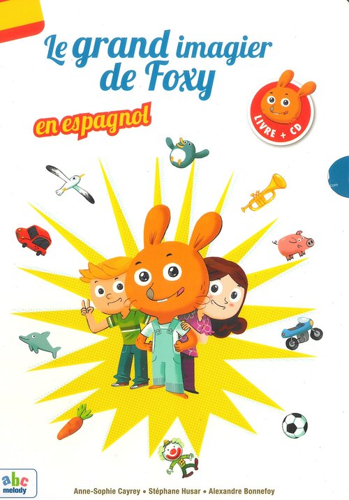 Grand imagier de Foxy en espanol książka + CD