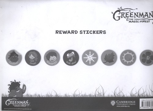 Greenman and the Magic Forest All Levels Reward Stickers