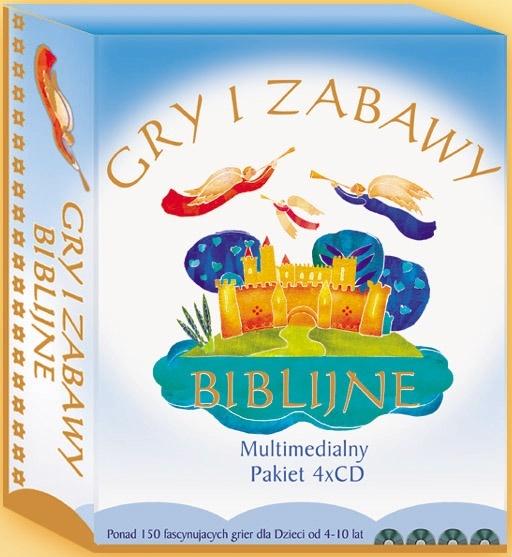 Gry i zabawy biblijne. Pakiet 4 PC CD-ROM