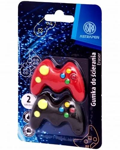 Gumka gracza Astra blister 2 sztuk
