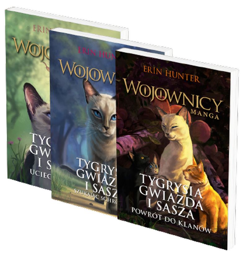 Gwiazda i Sasza. Wojownicy Manga. Trylogia