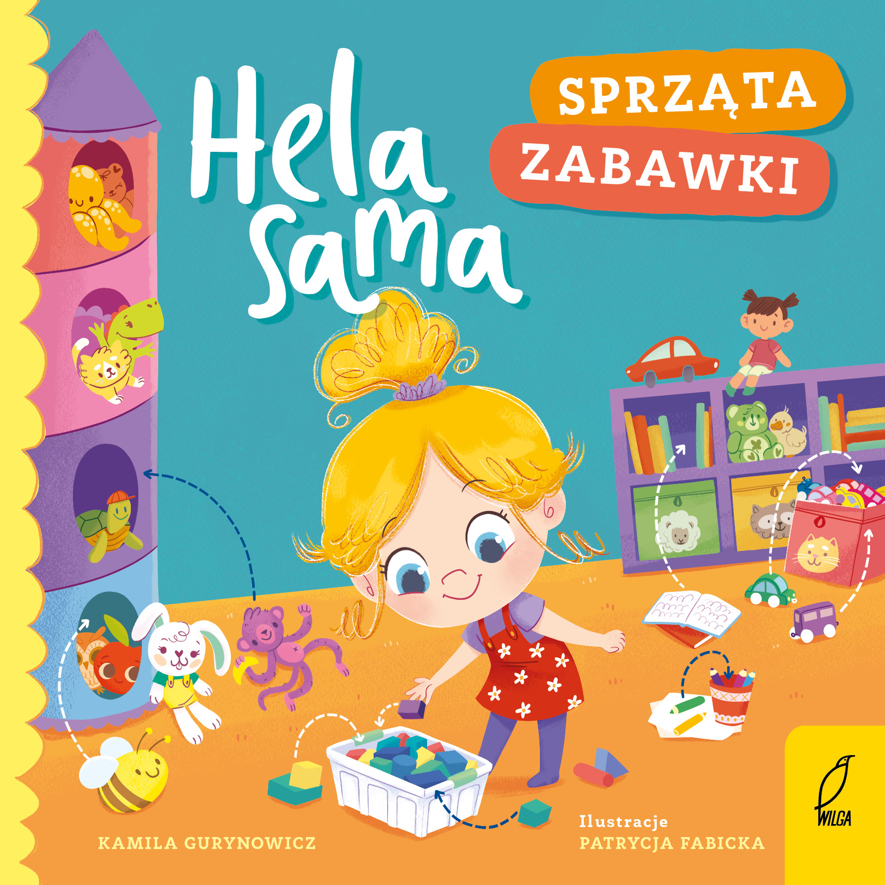 Hela sama Sprząta zabawki