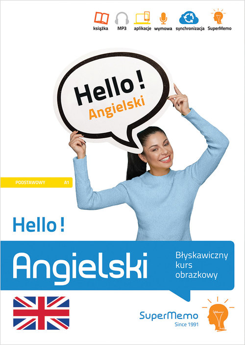 Hello! Angielski Błyskawiczny kurs obrazkowy (poziom podstawowy A1)