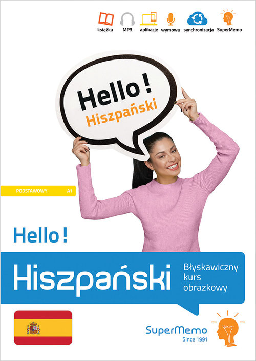 Hello! Hiszpański Błyskawiczny kurs obrazkowy (poziom podstawowy A1)