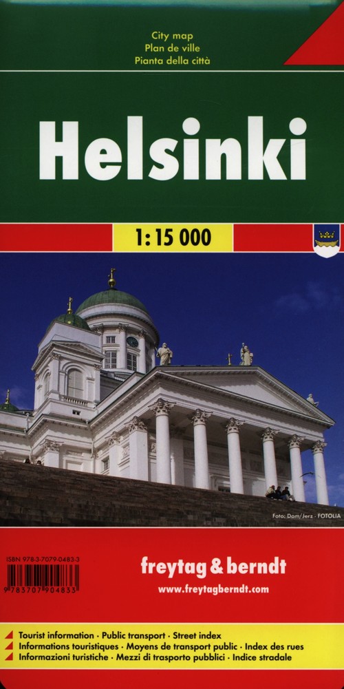 Helsinki mapa 1:15 000 Freytag  Berndt