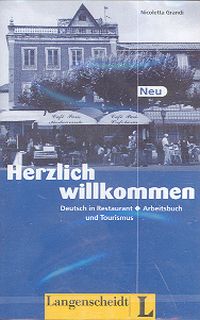 Herzlich willkommen Neu. Deutsch im Restaurant. Kaseta audio