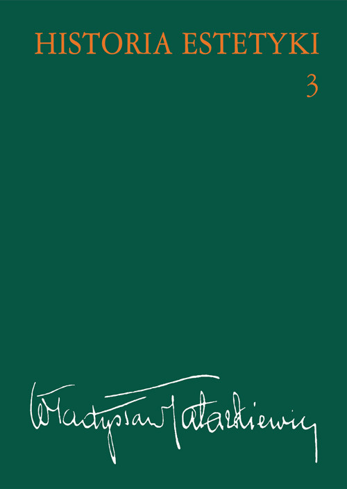 Historia estetyki tom 3