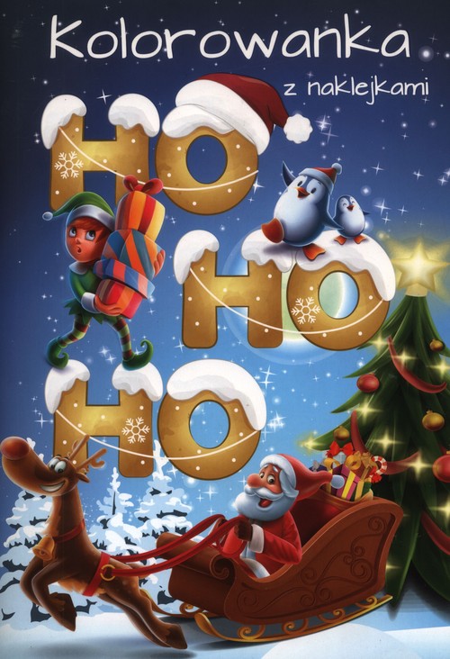 Ho ho ho Kolorowanka z naklejkami