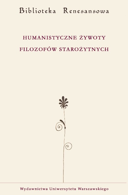 Humanistyczne żywoty filozofów starożytnych