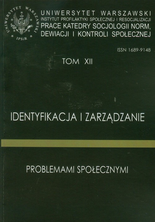 Identyfikacja i zarządzanie problemami społecznymi t.12