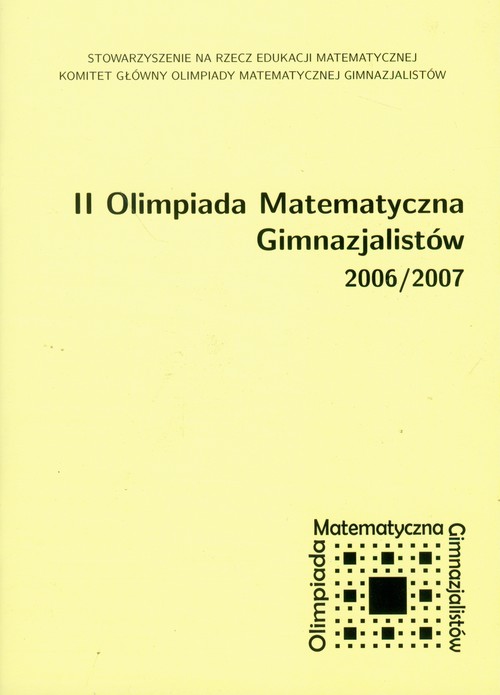 II Olimpiada Matematyczna Gimnazjalistów 2006/2007