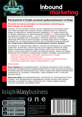 Inbound Marketing. Daj się poznać w Google, serwisach społecznościowych i na blogu