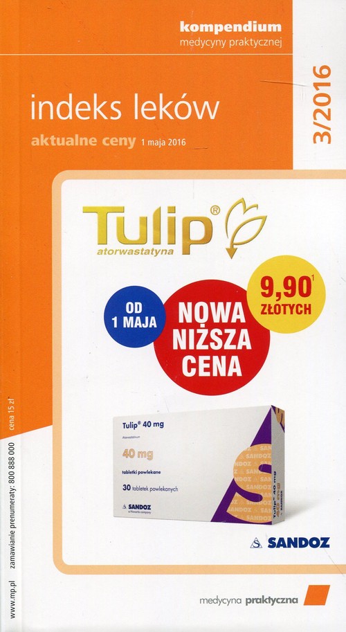 Indeks leków - aktualne ceny 2016/3