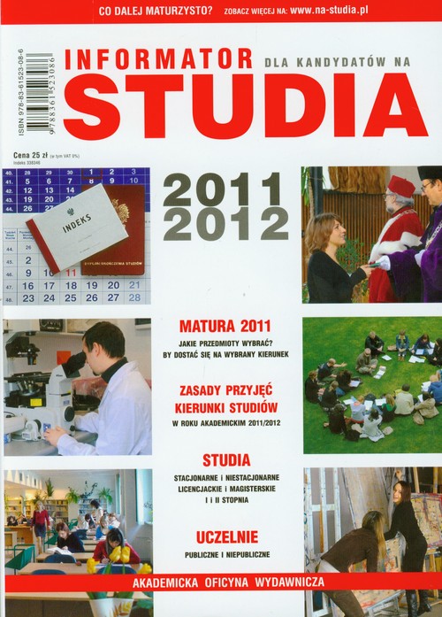 Informator dla kandydatów na studia 2011/2012
