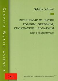 Interiekcje w języku polskim, serbskim, chorwackim i rosyjskim
