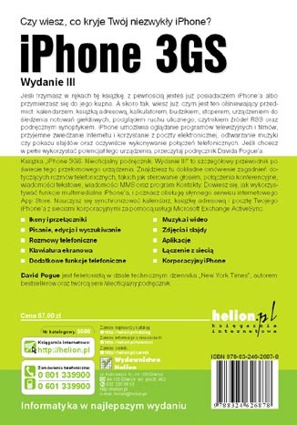 iPhone 3GS. Nieoficjalny podręcznik. Wydanie III