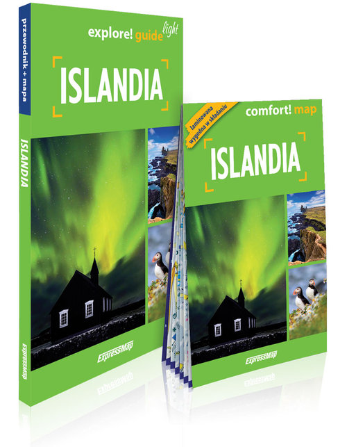 Islandia 2w1: przewodnik light + mapa