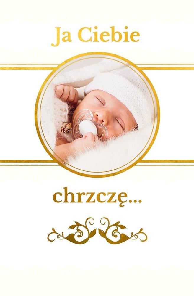 Ja Ciebie chrzczę Pamiątka chrztu świętego (biała)