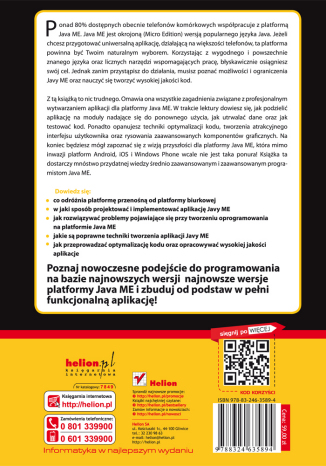 Java ME. Tworzenie zaawansowanych aplikacji na smartfony. eBook