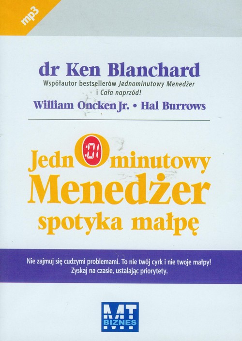Jednominutowy menedżer spotyka małpę - książka audio na CD (format mp3)