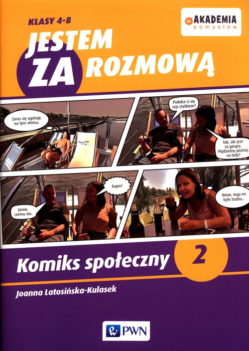 Jestem ZA rozmową Klasy 4-8 Komiks społeczny 2