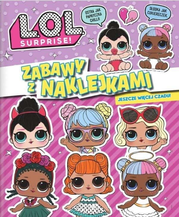 Jeszcze więcej czadu zabawy z naklejkami lol surprise