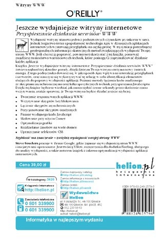Jeszcze wydajniejsze witryny internetowe. Przyspieszanie działania serwisów WWW. eBook