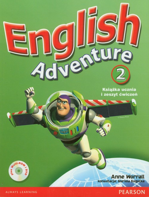 Język angielski. English Adventure 2. Klasa 1-3. Podręcznik z ćwiczeniami (+CD +DVD) - szkoła podstawowa