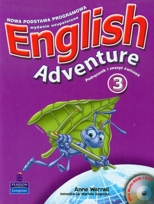 Język angielski. English Adventure 3. Klasa 1-3. Podręcznik (+CD +DVD) - szkoła podstawowa