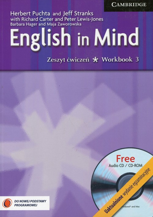 Język angielski. English in Mind. Exam New 3. Work Book. Klasa 1-3. Zeszyt ćwiczeń - gimnazjum