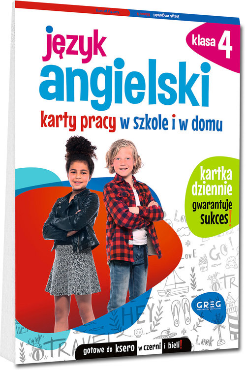 Język angielski. Karty pracy w szkole i w domu Klasa 4