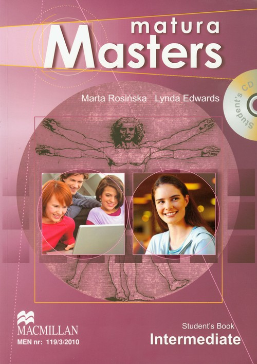 Język angielski. Matura Masters. Intermediate. Klasa 1-3. Podręcznik (+CD) - szkoła ponadgimnazjalna
