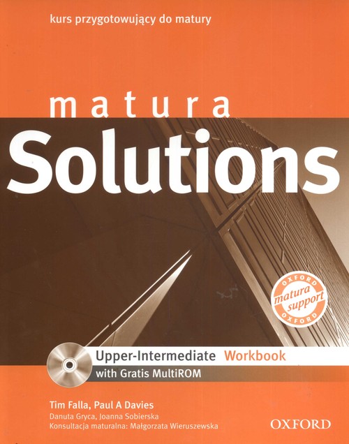 Język angielski. Matura Solutions Upper-Intermediate. Workbook. Klasa 1-3. Ćwiczenia - szkoła ponadgimnazjalna