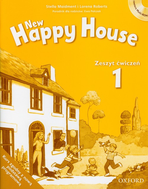Język angielski. New Happy House 1. Klasa 1-3. Zeszyt ćwiczeń (+CD) - szkoła podstawowa