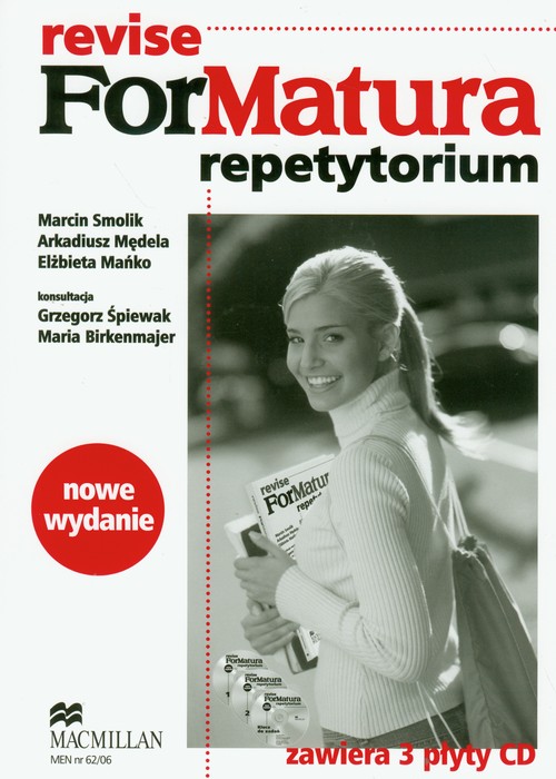 Język angielski. Revise ForMatura. Repetytorium. Poziom podstawowy i rozszerzony. Klasa 1-3. Materiały pomocnicze (+3CD) - szkoła ponadgimnazjalna