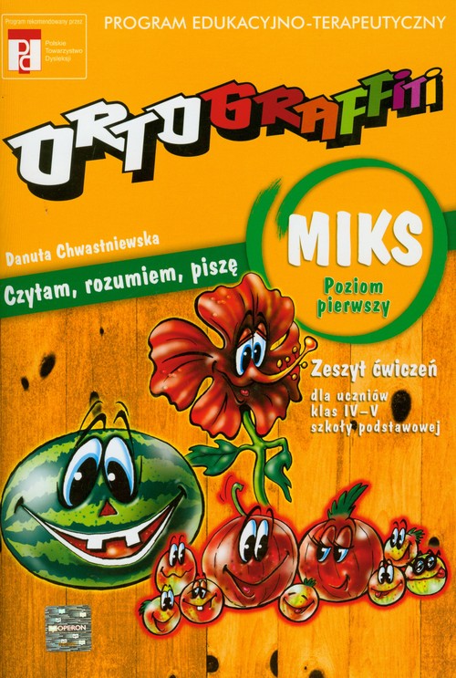 Język polski. Ortograffiti. Czytam, rozumiem, piszę. Miks. Poziom pierwszy. Zeszyt ćwiczeń. Klasa 4-5 - szkoła podstawowa