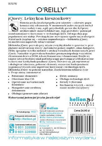 jQuery. Leksykon kieszonkowy. eBook