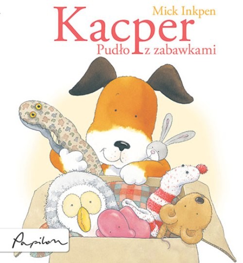 Kacper. Pudło z zabawkami