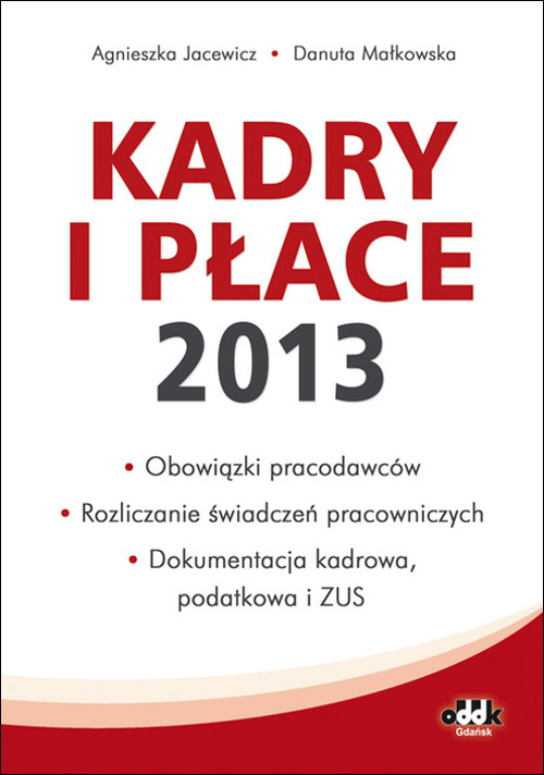 Kadry i płace 2013