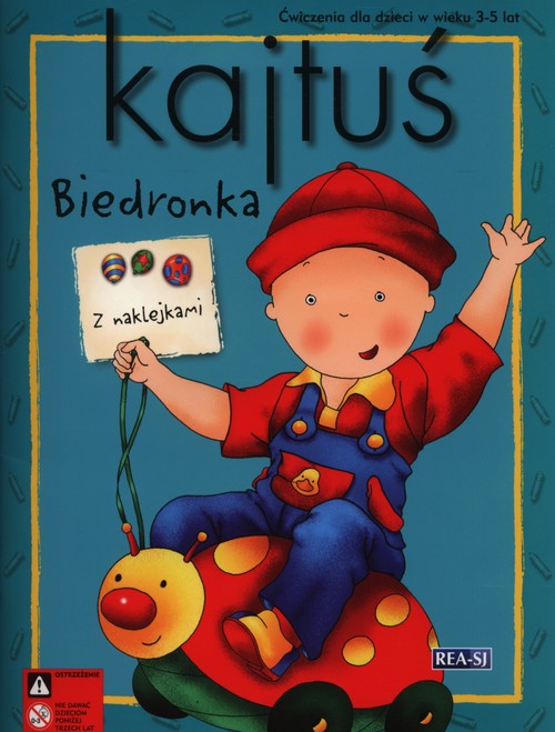 Kajtuś. Biedronka - książeczka z naklejkami