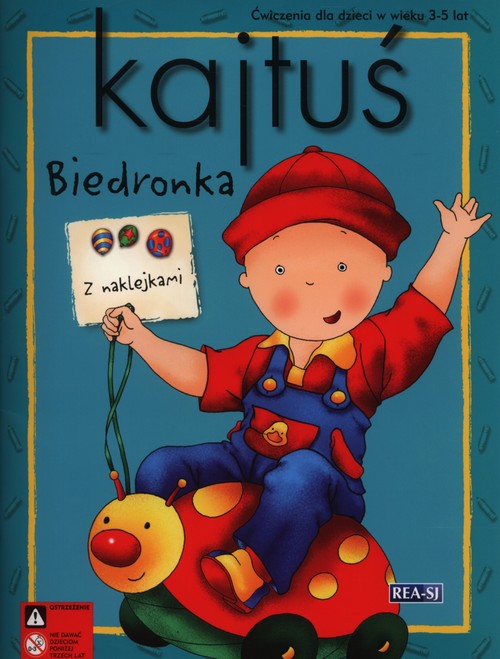 Kajtuś. Biedronka - książeczka z naklejkami