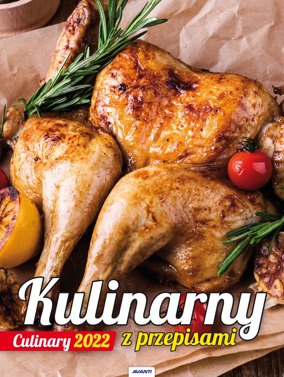 Kalenadarz 2022 ścienny mały Kulinarny z przepisami KSMS2