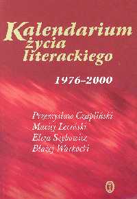 Kalendarium życia literackiego 1976-2000