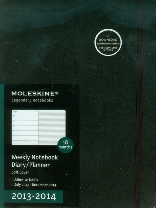 Kalendarz 2013 XL 18M książkowy