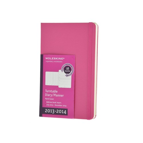 Kalendarz 2014 L Moleskine 18M tygodniowy obracany