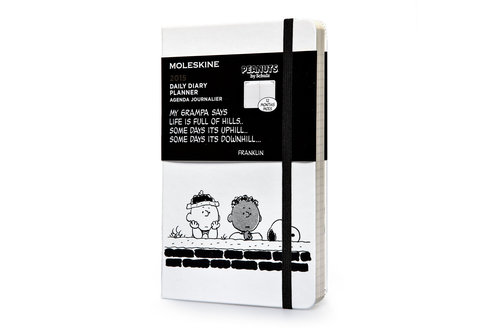 Kalendarz 2015 Moleskine 12M FISTASZKI Tydzień+Notatki  P (9x14cm) biała oprawa