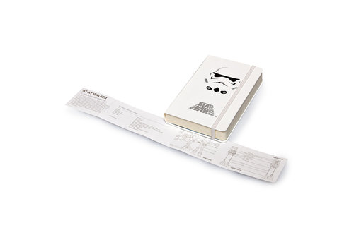 Kalendarz 2015 Moleskine 12M Gwiezdne wojny Dzienny Pbiała oprawa